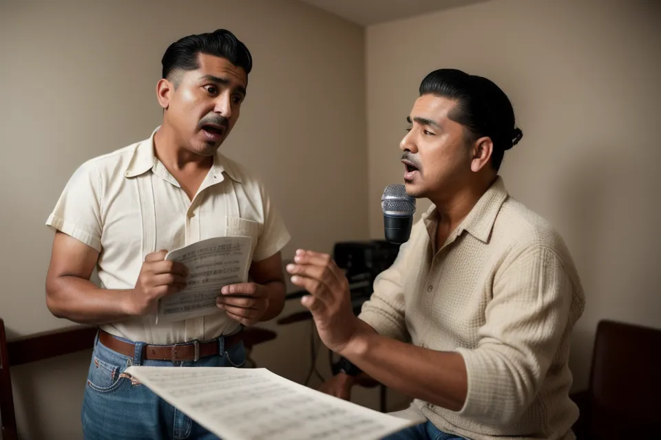 Qué buscar en un curso de técnica vocal online: hombre revisando el temario antes de inscribirse